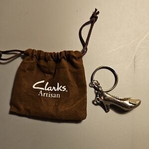 Clarks Artisan Silver Shoe Keychain